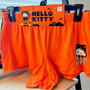 HALLOWEEN HELLO KITTY FALL GIFTS SLEEP SHORTS 2024 NWT COZY COTTON LOUNGE